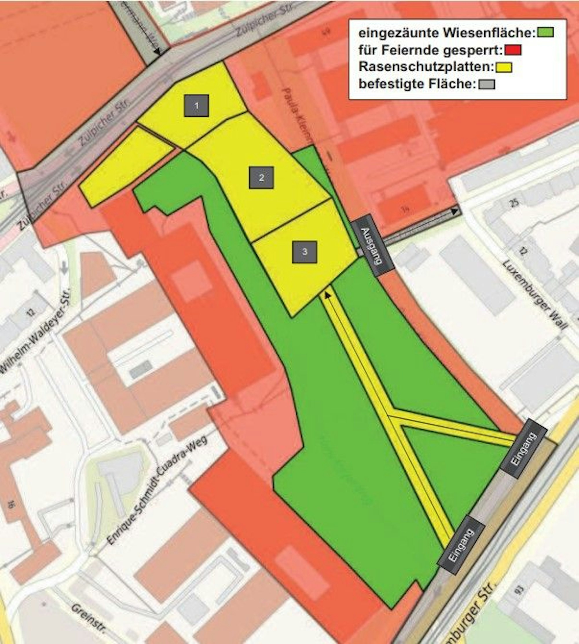 So wird die Uniwiese am 11.11. genutzt