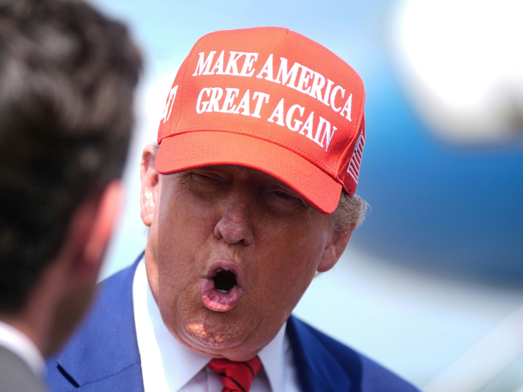 US-Präsident Donald Trump ist sauer, weil im von der Notenbank Gegenwind entgegenschlägt.