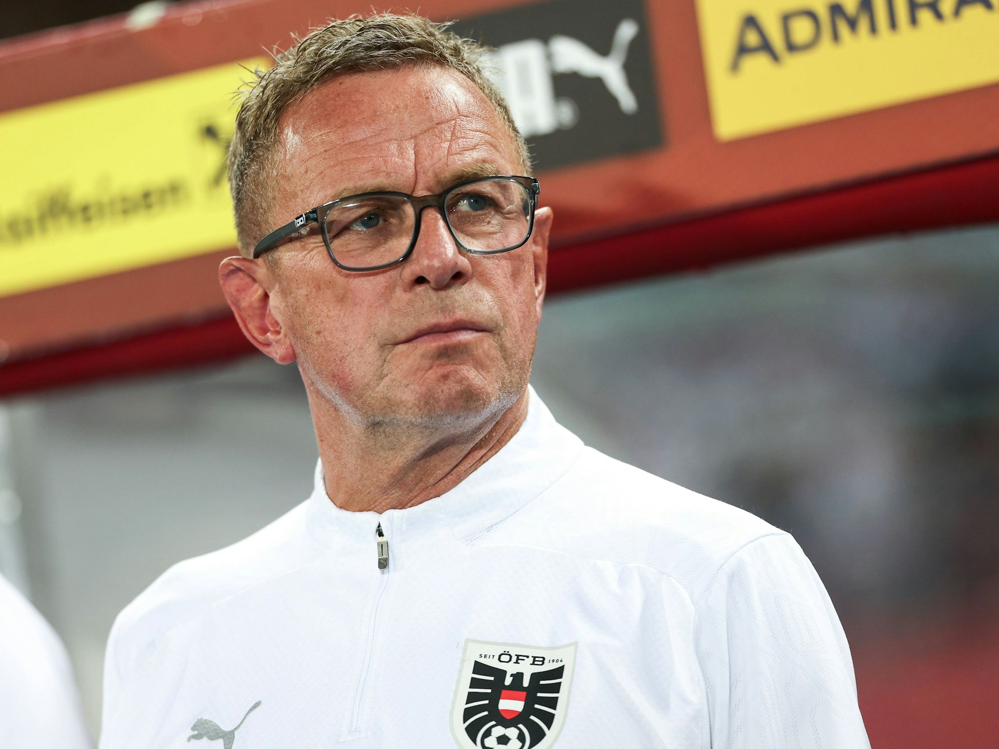 Österreich-Trainer Ralf Rangnick am 7. Juni 2025 beim Spiel gegen Rumänien.