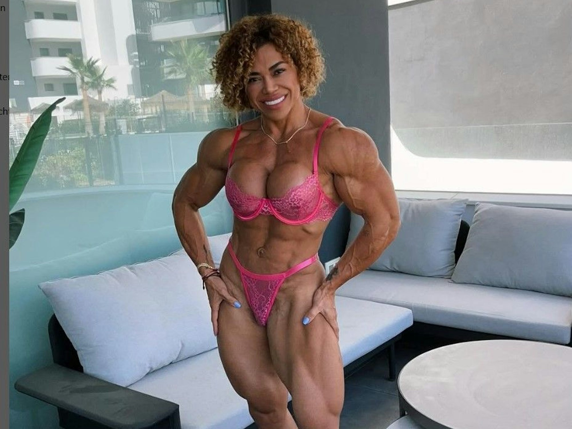 Amy Muscle, alias Zunilda Hoyos Mendez, zeigte sich während des Urlaubs in Malaga durchtrainiert. Wenige Stunden später war sie tot.