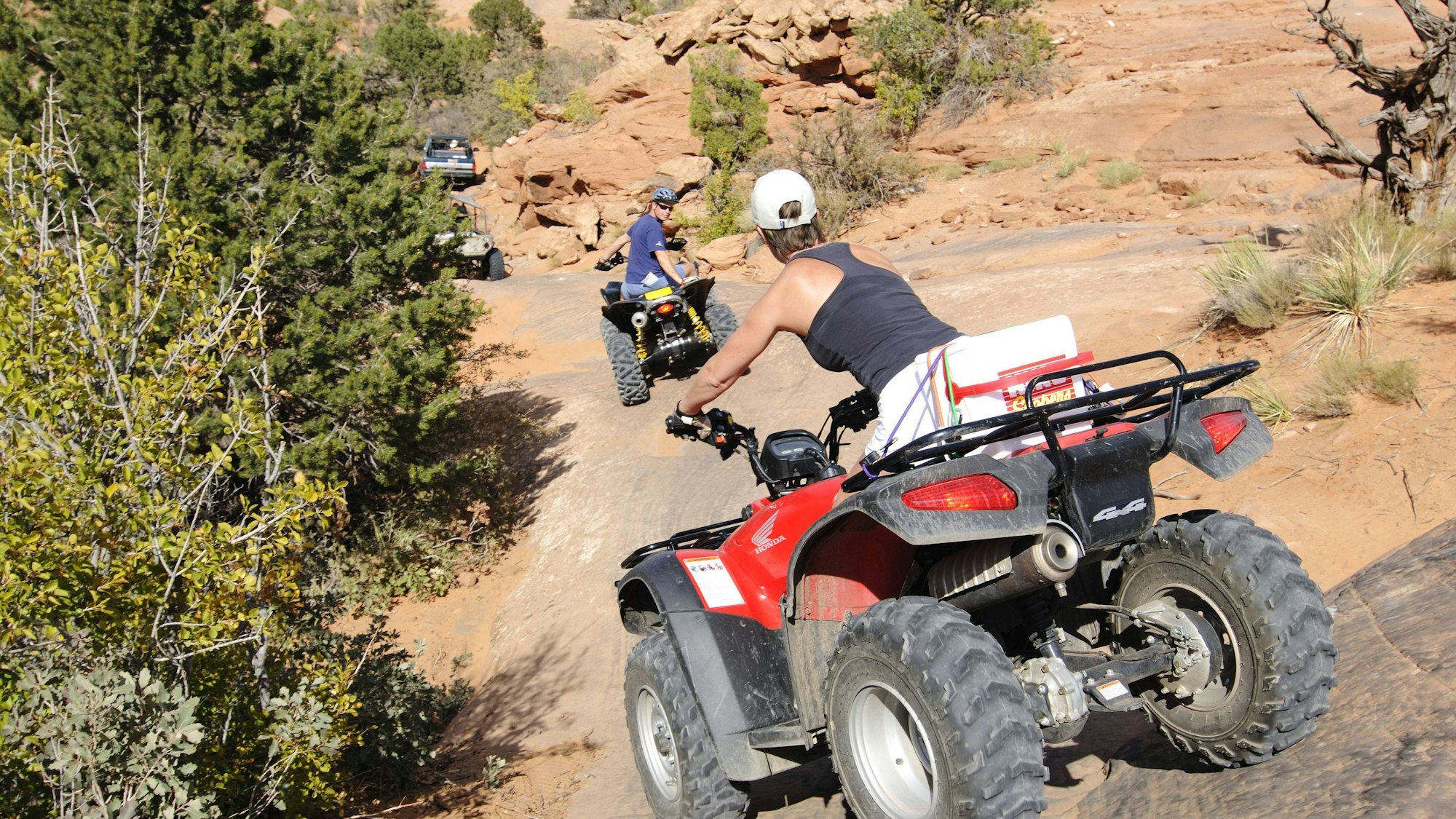 Quadfahrer im Gelände. In der Eifel kam ein 38-jähriger Mann ums Leben.