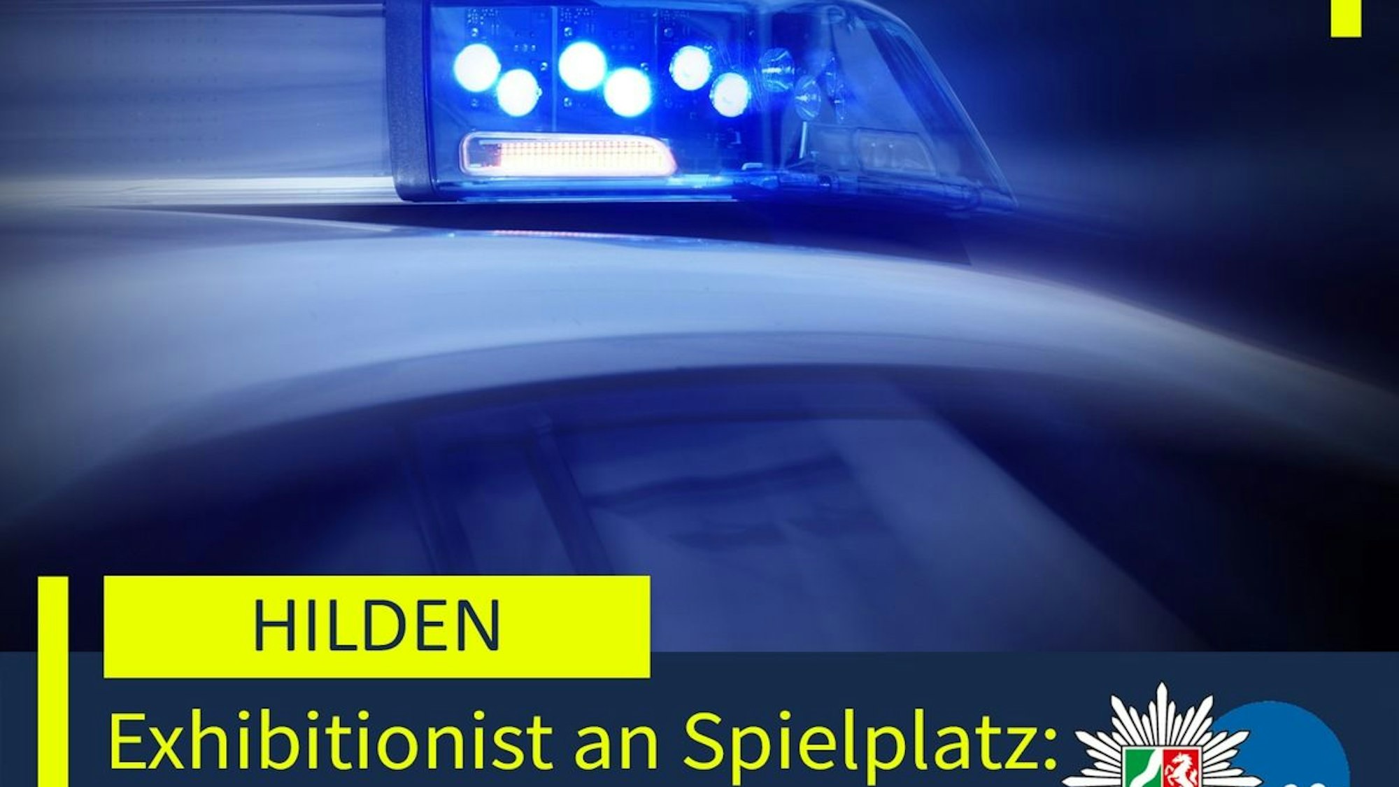 Polizei ermittelt nach exhibitionistischer Handlung auf einem Spielplatz in Hilden
