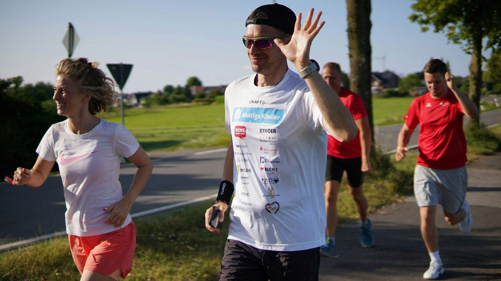 Sascha Gramm läuft für Mutige Kinder.