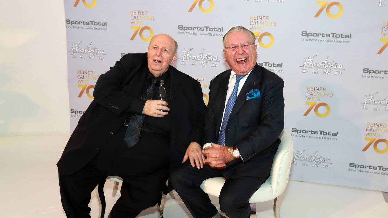 Geburtstagsfeier von Reiner Calmund zum 70. Geburtstag im Phantasialand: Heinz Horrmann ist zu Gast.