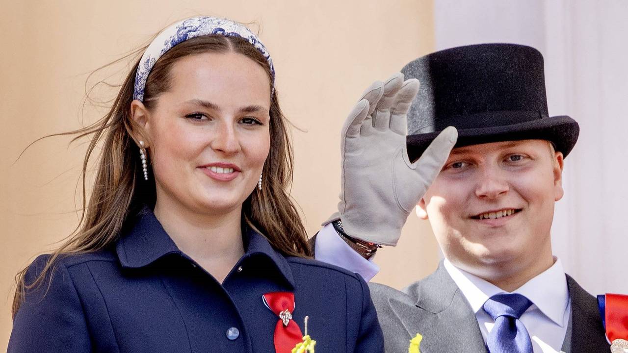 Prinzessin Ingrid Alexandra und Prinz Sverre Magnus am Nationalfeiertag.