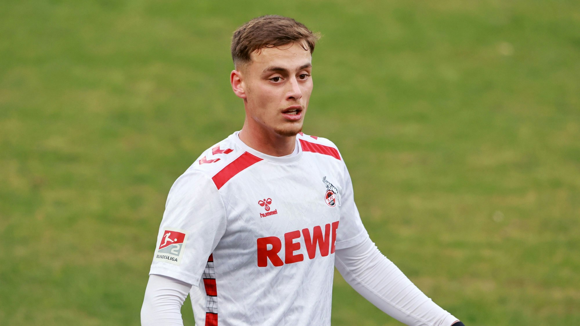 Marvin Obuz für den 1. FC Köln auf dem Platz.