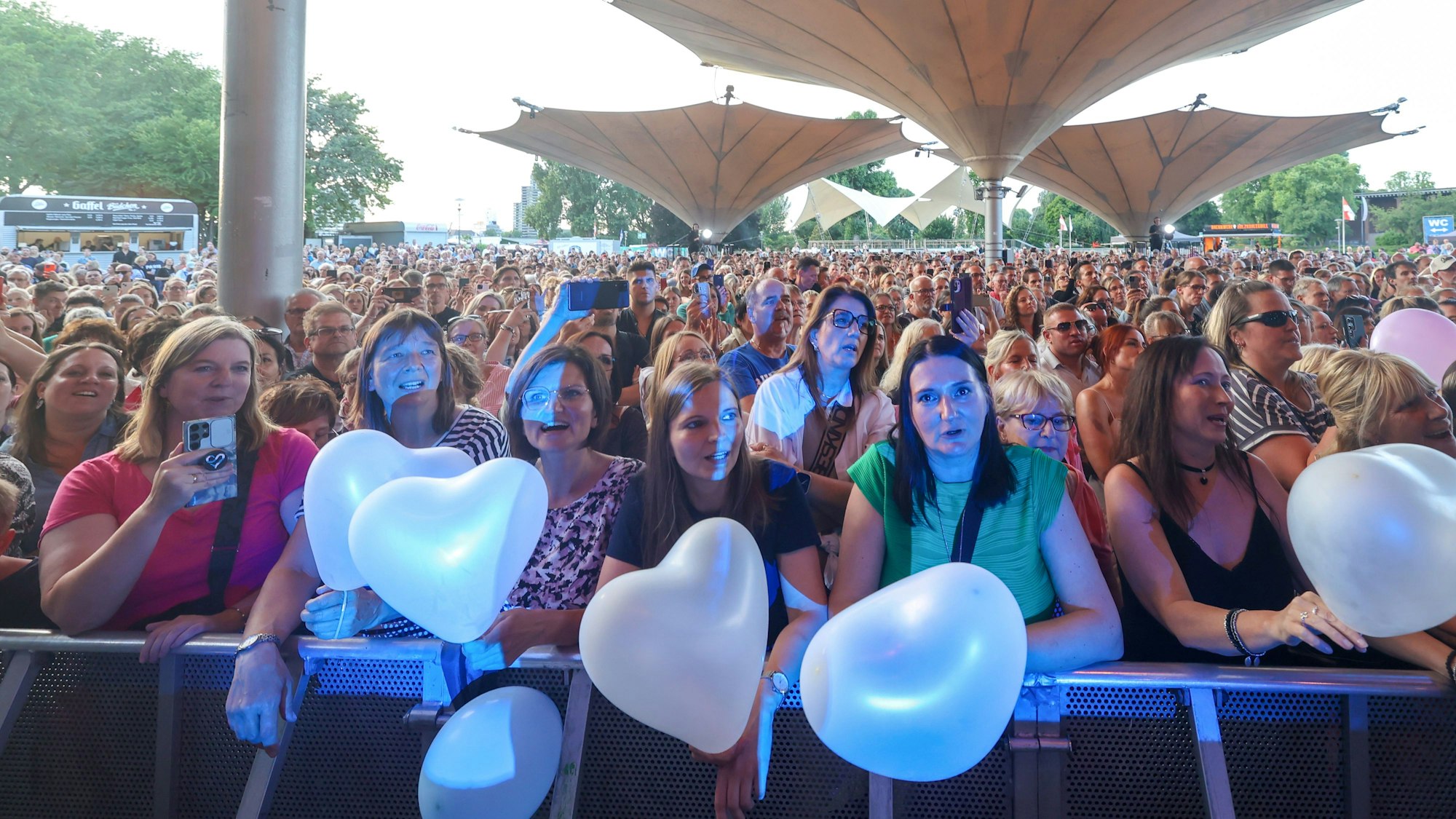 Ronan Keating spielte ein Konzert im Tanzbrunnen.