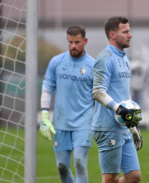 Patrick Drewes und Timo Horn im Training des VfL Bochum.