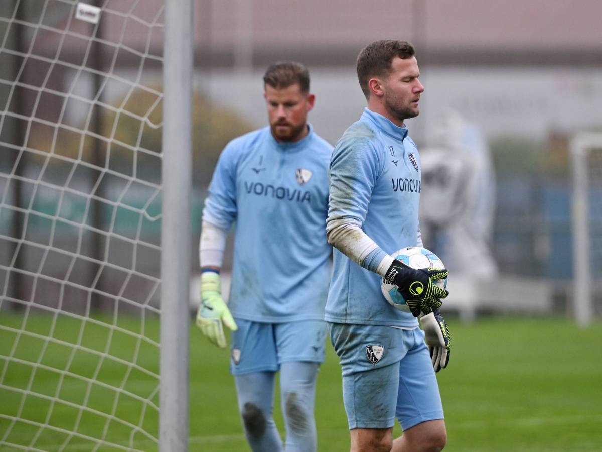 Patrick Drewes und Timo Horn im Training des VfL Bochum.