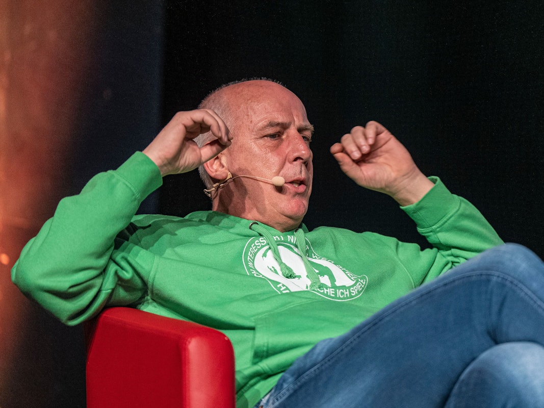 Mario Basler, hier bei einem Live-Auftritt beim Doppelpass on Tour.