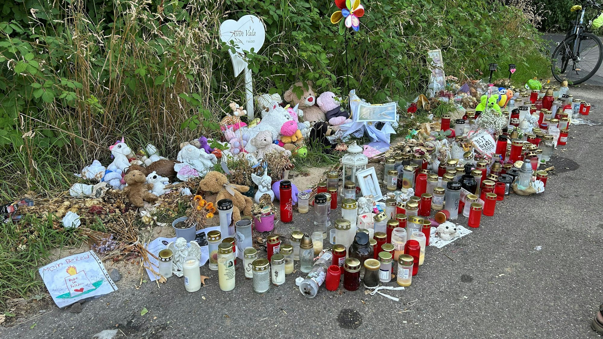 Blick auf die Unfallstelle in Hürth.