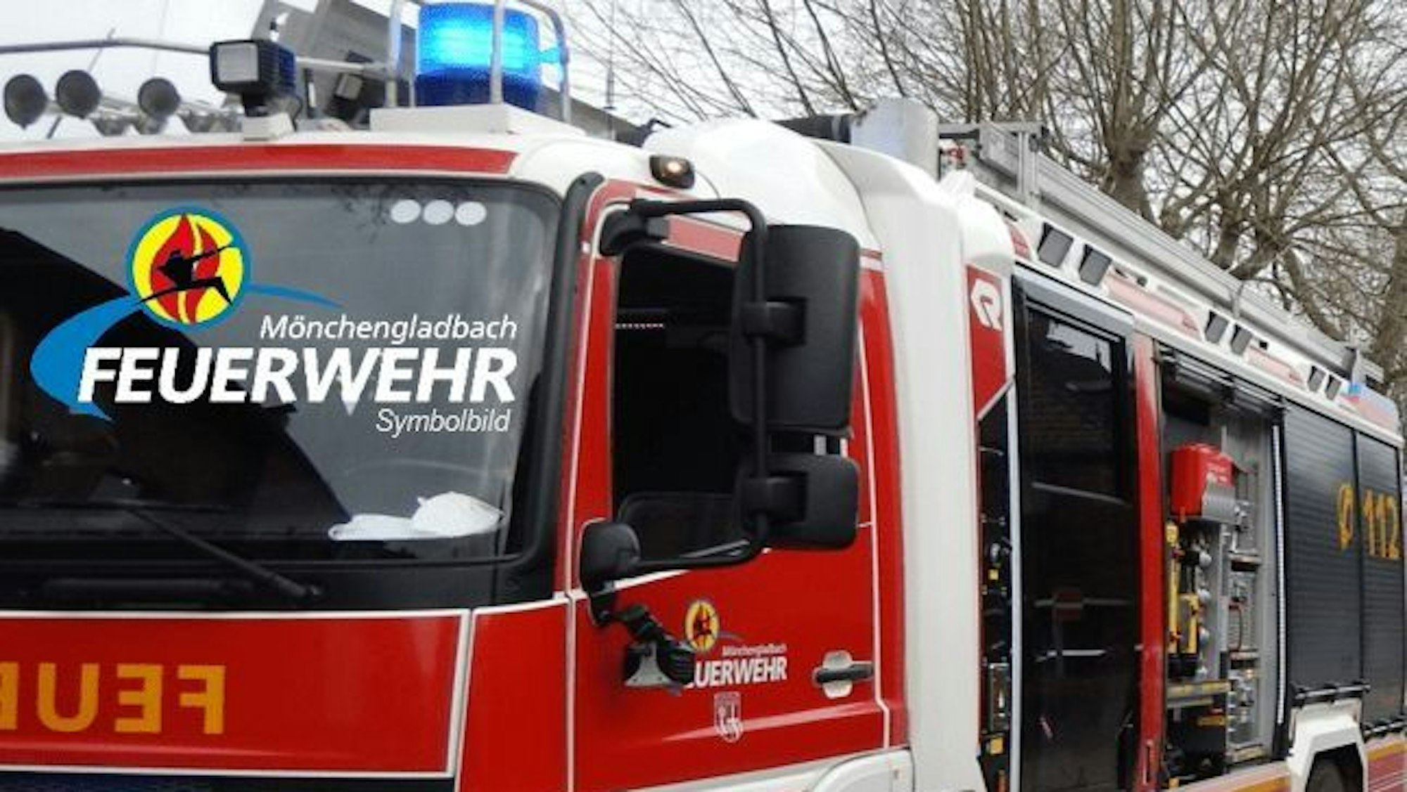 Logo der Feuerwehr Mönchengladbach zu Artikel über Gartenlaubenbrand in Mönchengladbach-Lürrip