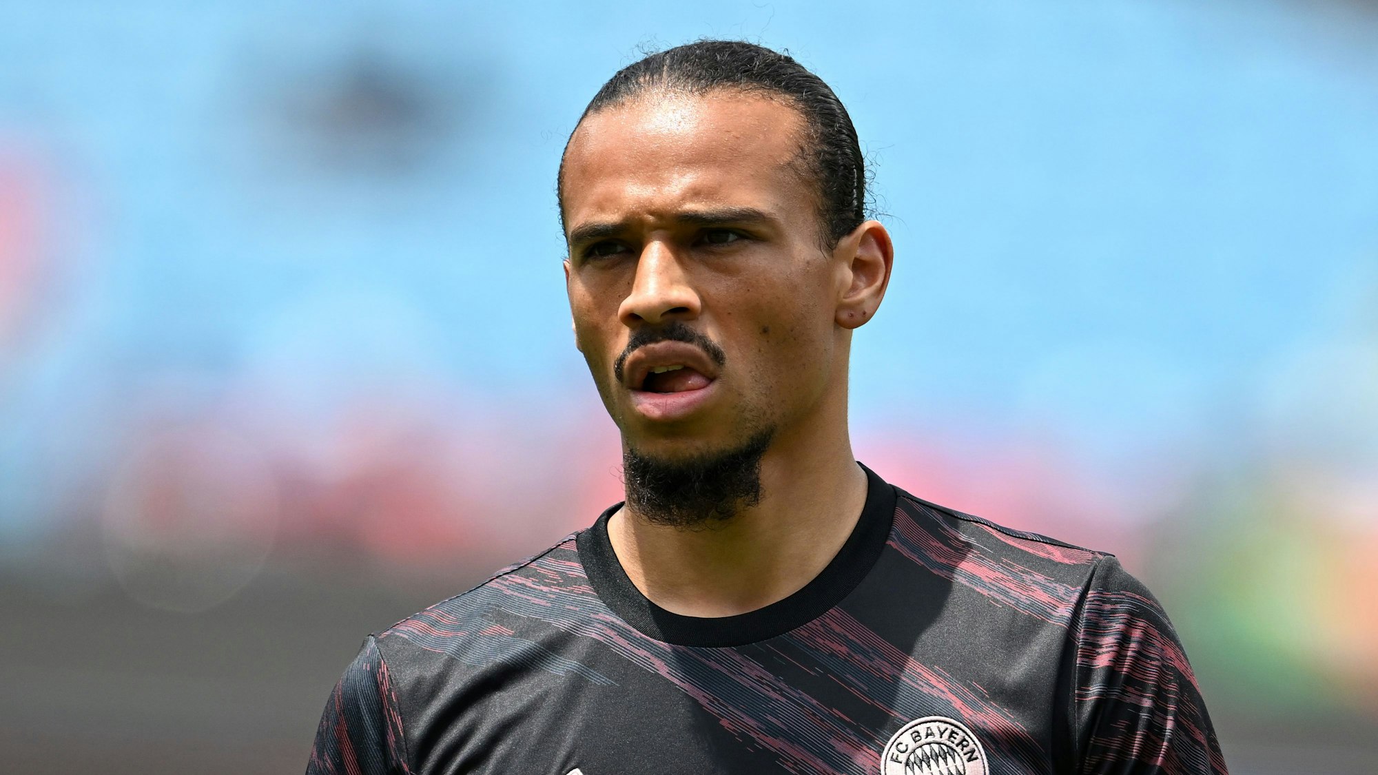 Leroy Sané steht noch ein letztes Spiel beim FC Bayern bevor.