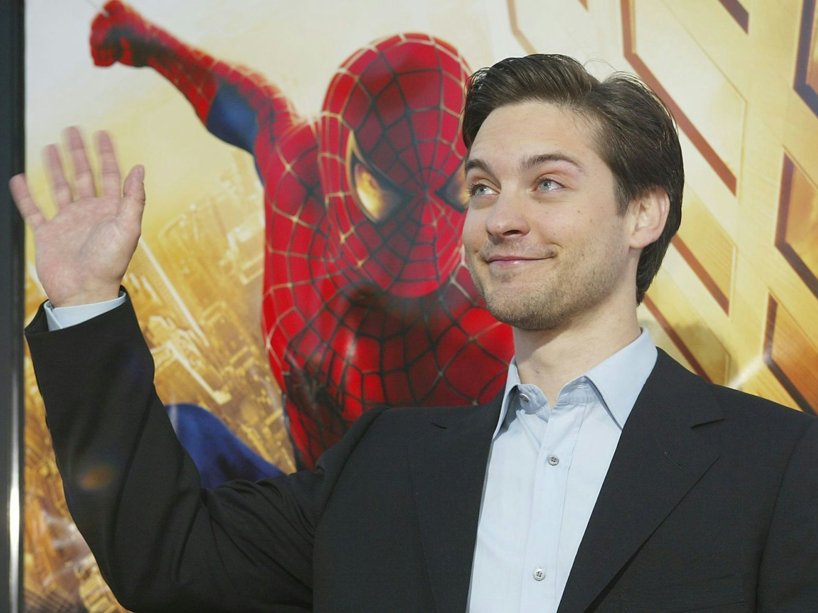 2002 grüßte er noch als „freundliche Spinne aus der Nachbarschaft“: Tobey Maguire war im Hollywood-Olymp, doch danach wurde es immer ruhiger um den einstigen „Spider-Man“-Darsteller. (Bild: Kevin Winter)