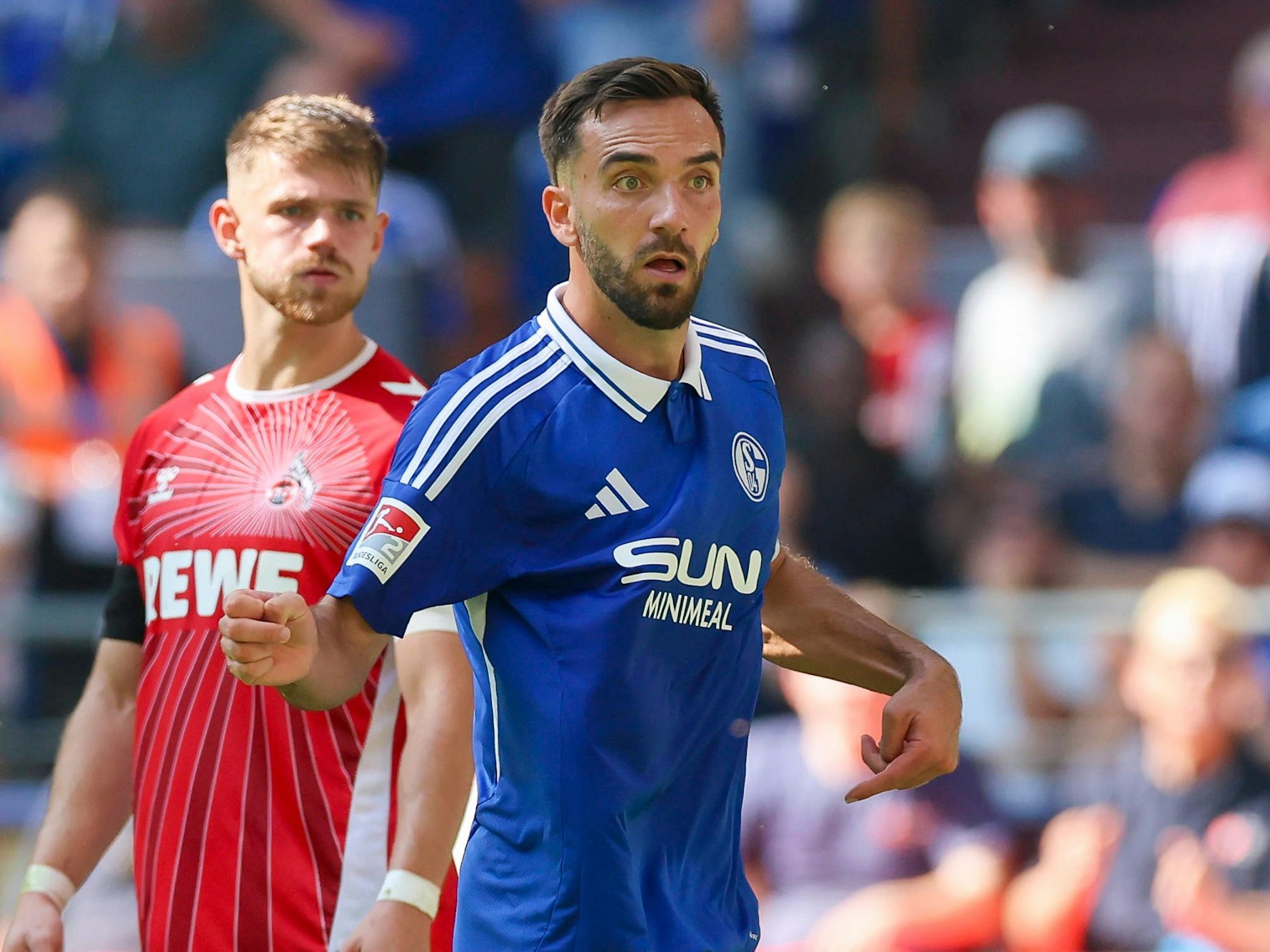 Kenan Karaman von Schalke 04 im Heimspiel gegen Köln.