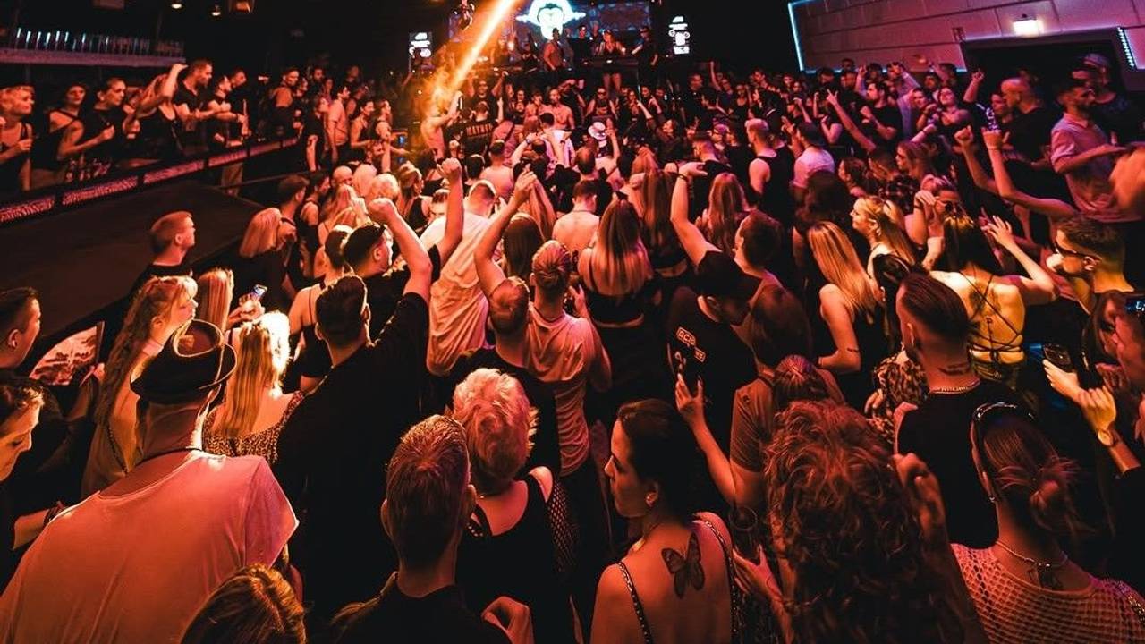 Blick in den Clubs „Discoplex A8“ in Saarbrücken.