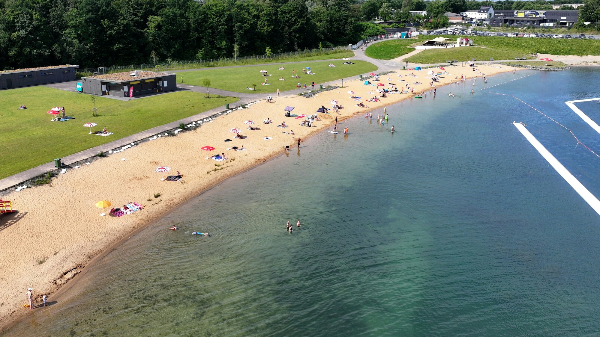 Blick auf den Rather See (Archivfoto)