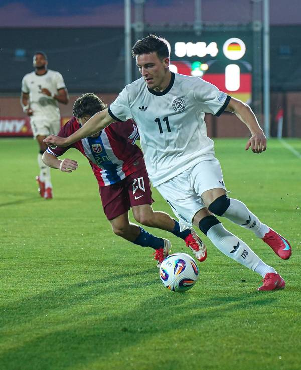 Said El Mala bei der U19-EM gegen Norwegen.