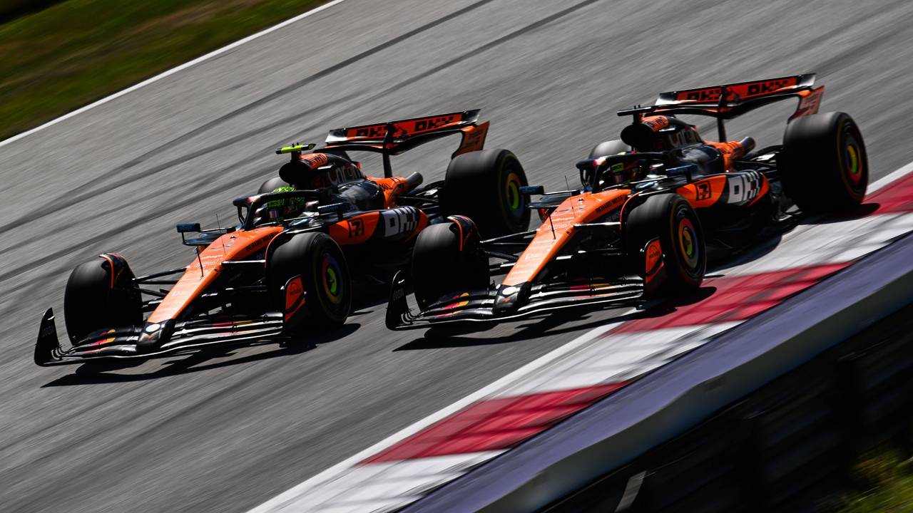 Lando Norris im Duell mit Oscar Piastri.