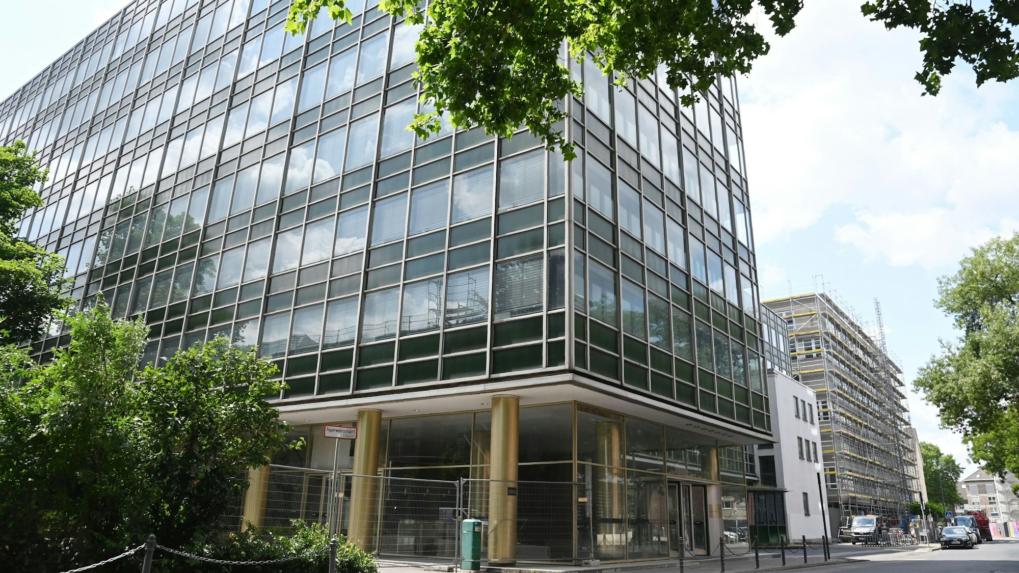 Die ehemalige Kaufhof-Zentrale an der Leonhard-Tietz-Straße in der Kölner Innenstadt