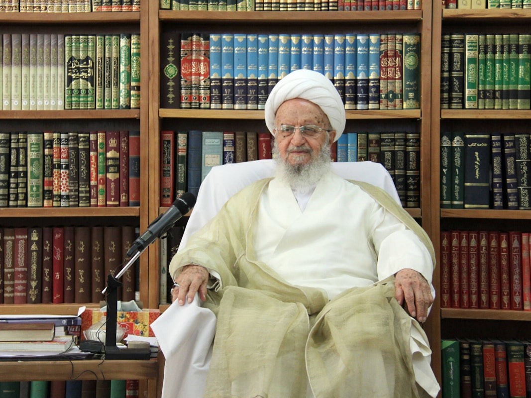 Großayatollah Naser Makarem Shirazi (hier im August 2016)
