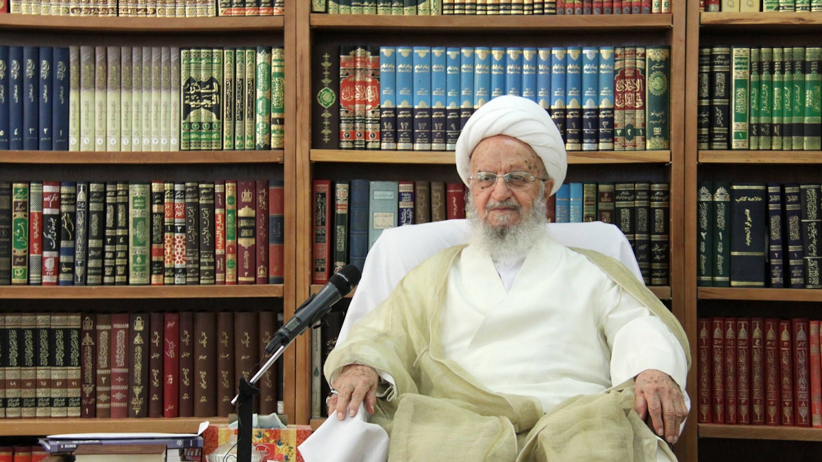 Großayatollah Naser Makarem Shirazi (hier im August 2016)
