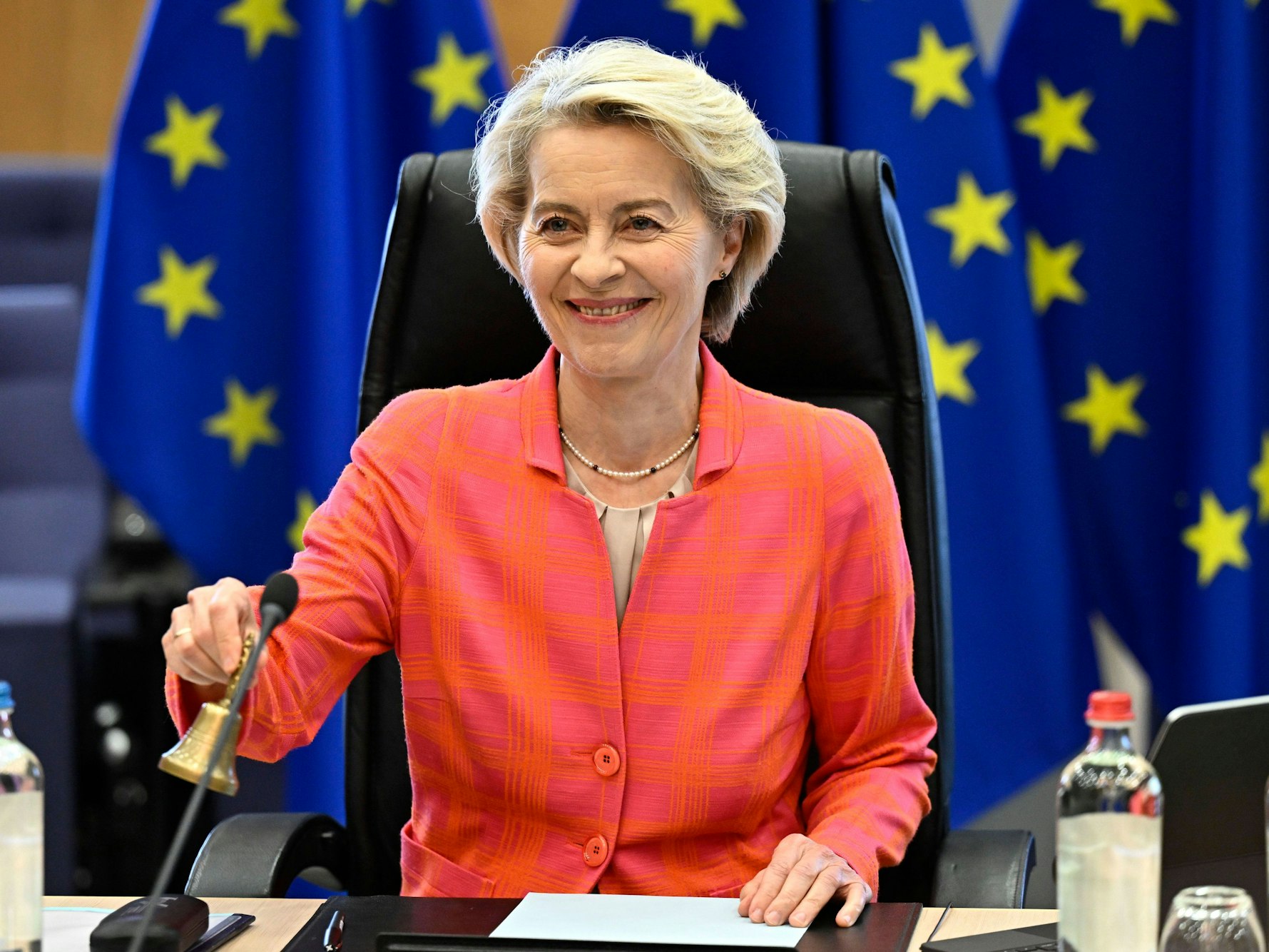 Kommissions-Präsidentin Ursula von der Leyen am 2. Juli 2025 in Brüssel.