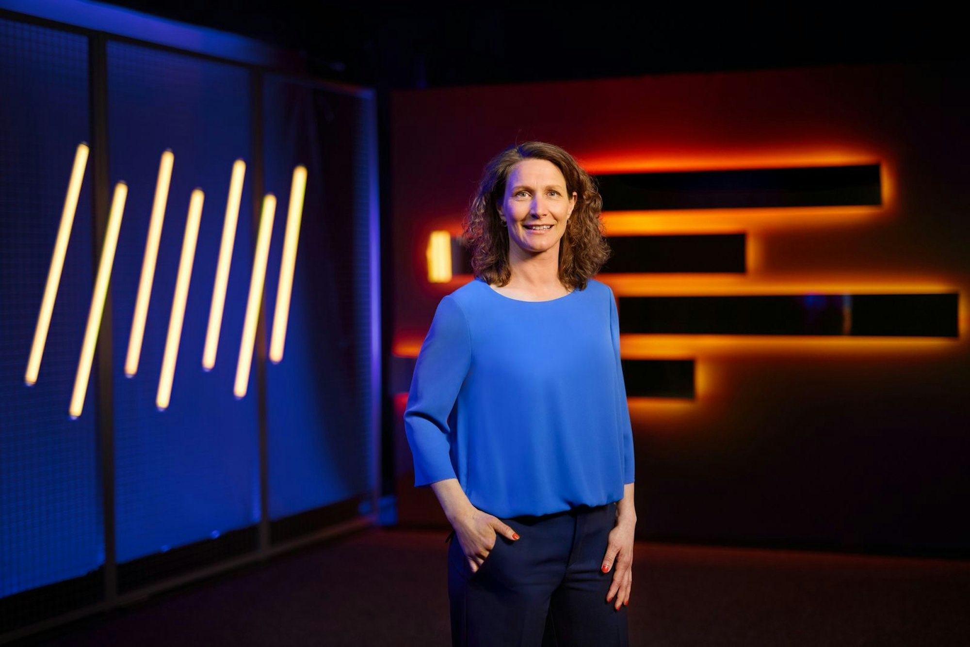 „Es gibt das Phänomen, dass Frauen Ü-30 kaum noch Teamsport betreiben können, weil jegliches Angebot fehlt“, sagt die ehemalige Spitzensportlerin, Wissenschaftlerin, Pädagogin und Sportunternehmerin Kathrin Lehmann. (Bild: ZDF / NOI CREW)