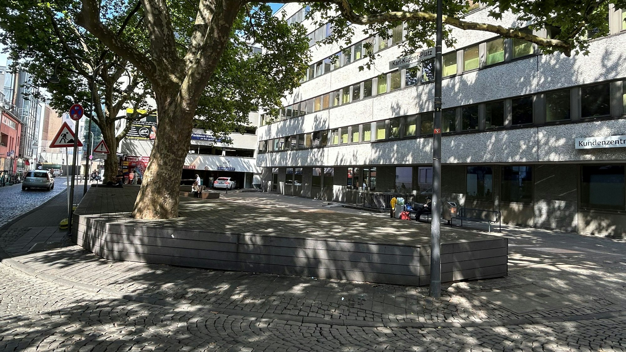 Blick auf den Karl-Küpper-Platz in Köln.