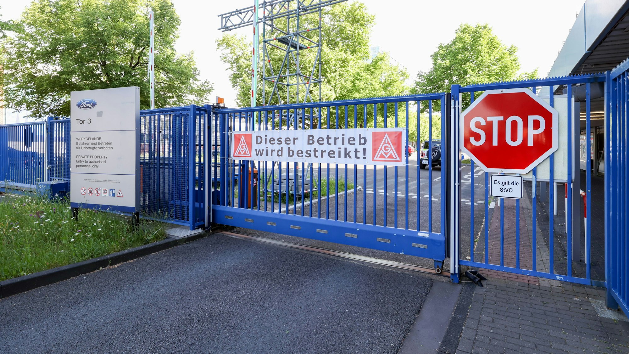 Am 14. Mai 2025 wurde das Kölner Ford-Werk lahmgelegt.