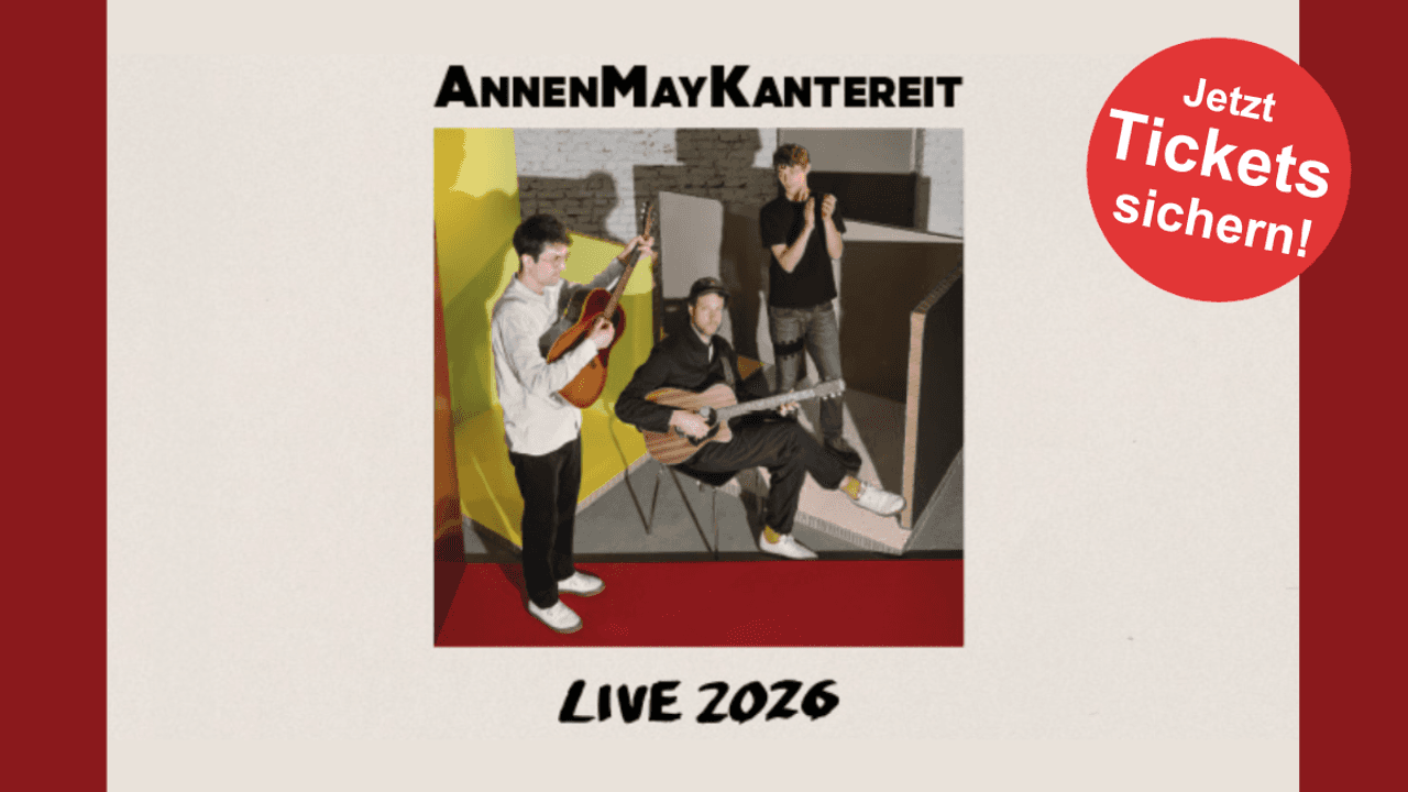 Das Foto zeigt die Kölner Band AnnenMayKantereit.