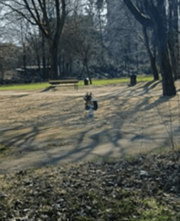 Dieser trostlose Spielplatz befindet sich in Köln-Seeberg.
