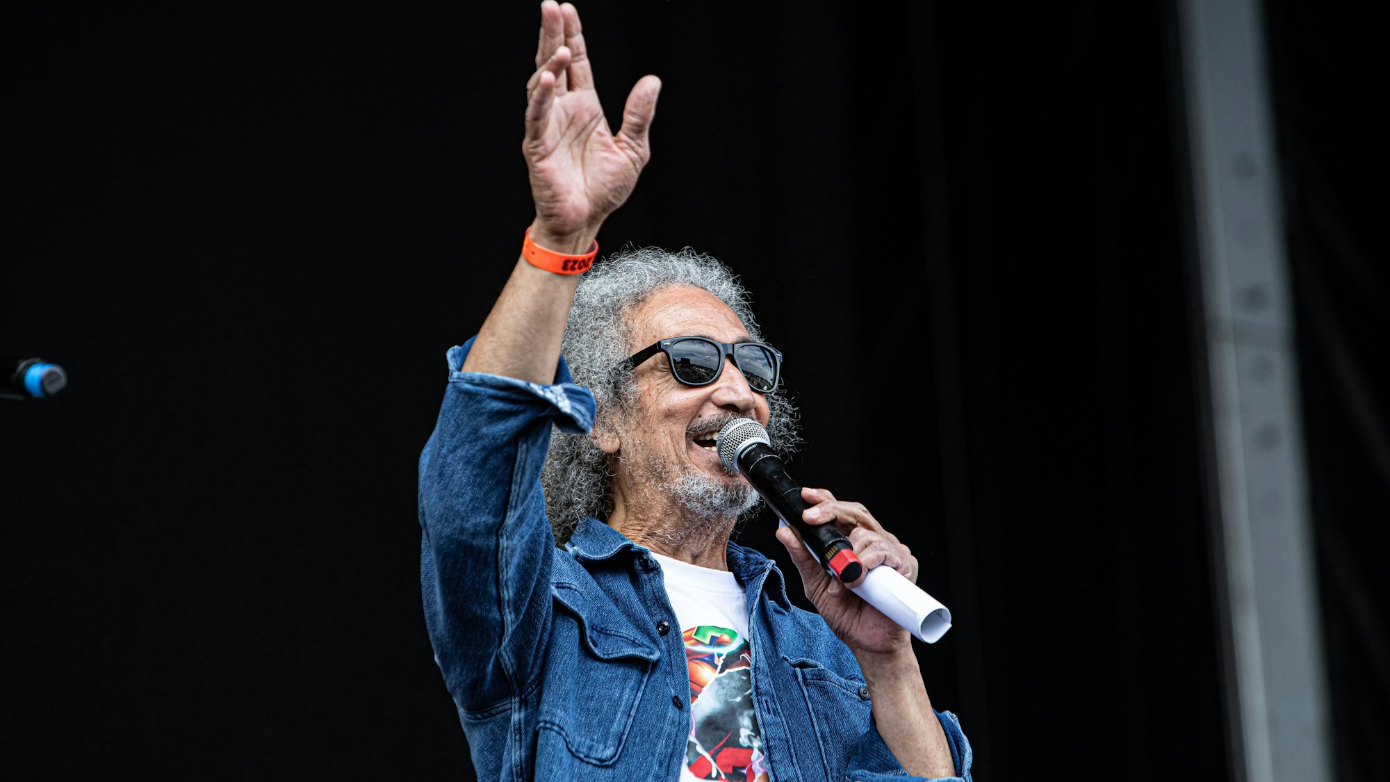 Andrew Murphy, „Mister Summerjam", der Moderator und Reggae-Musiker, der keine einzige Ausgabe des Kölner Reggae-Festivals verpasst hat.