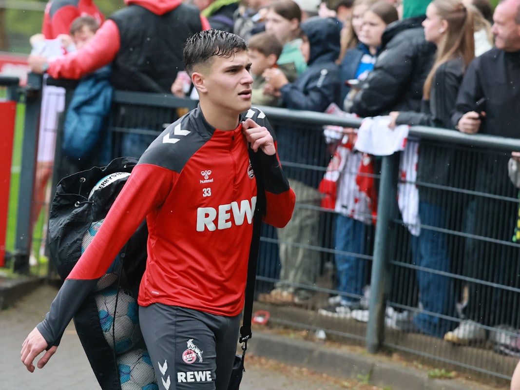 1. FC Köln, Training mit Emin Kujovic.