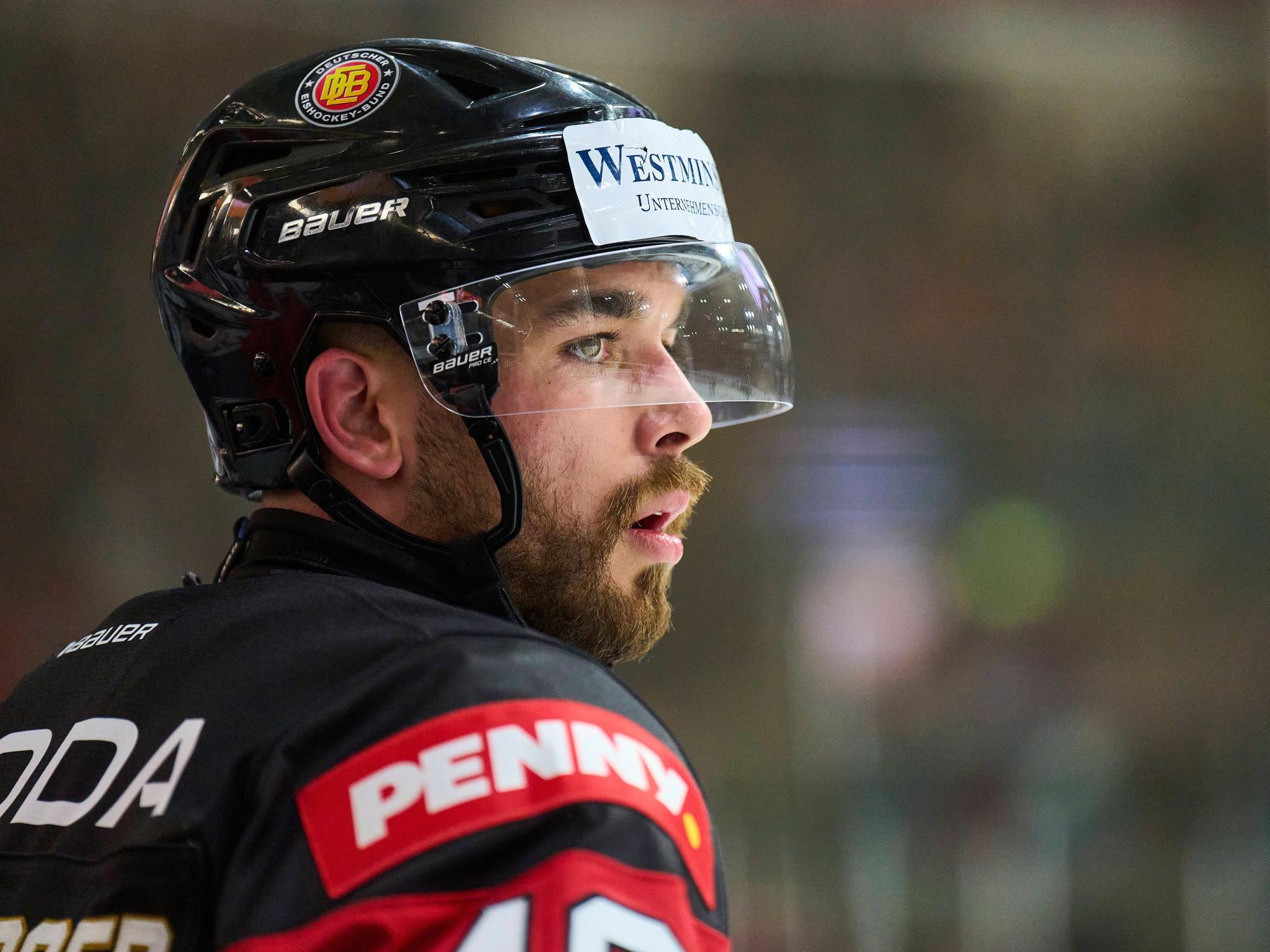 Luca Münzenberger bei einem Länderspiel.