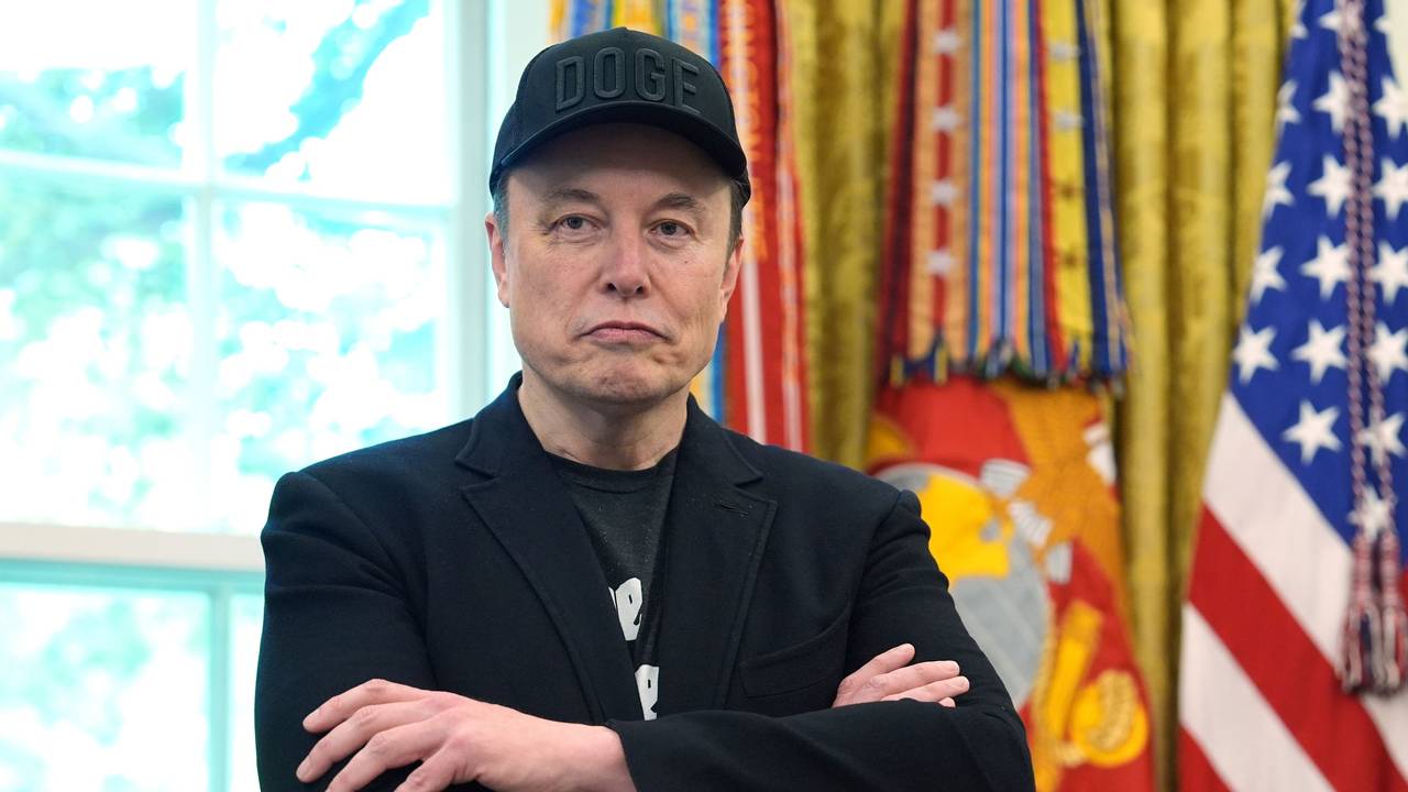 Elon Musk im Oval Office des Weißen Hauses