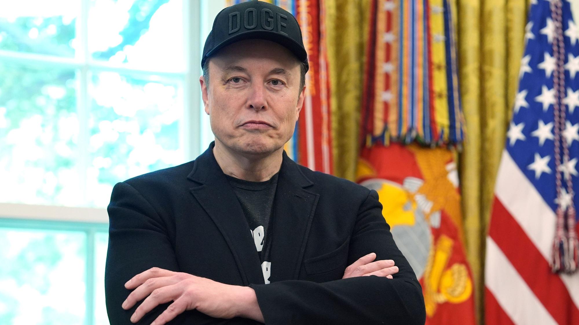 Elon Musk im Oval Office des Weißen Hauses