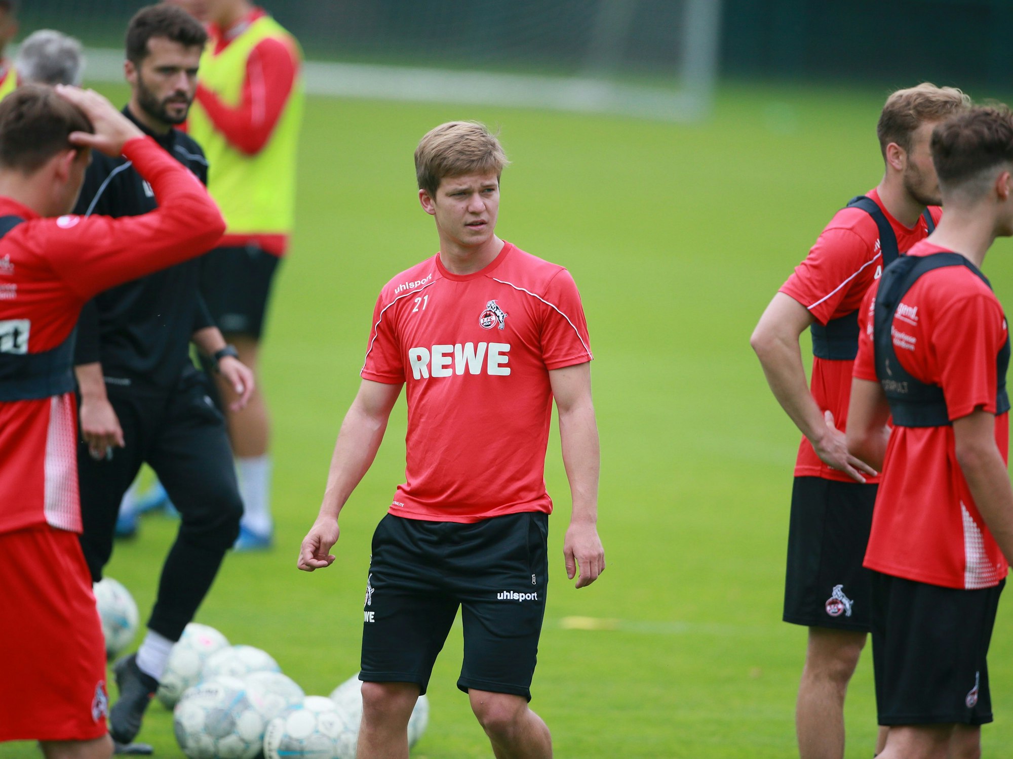 Vincent Koziello im Training des 1. FC Köln.