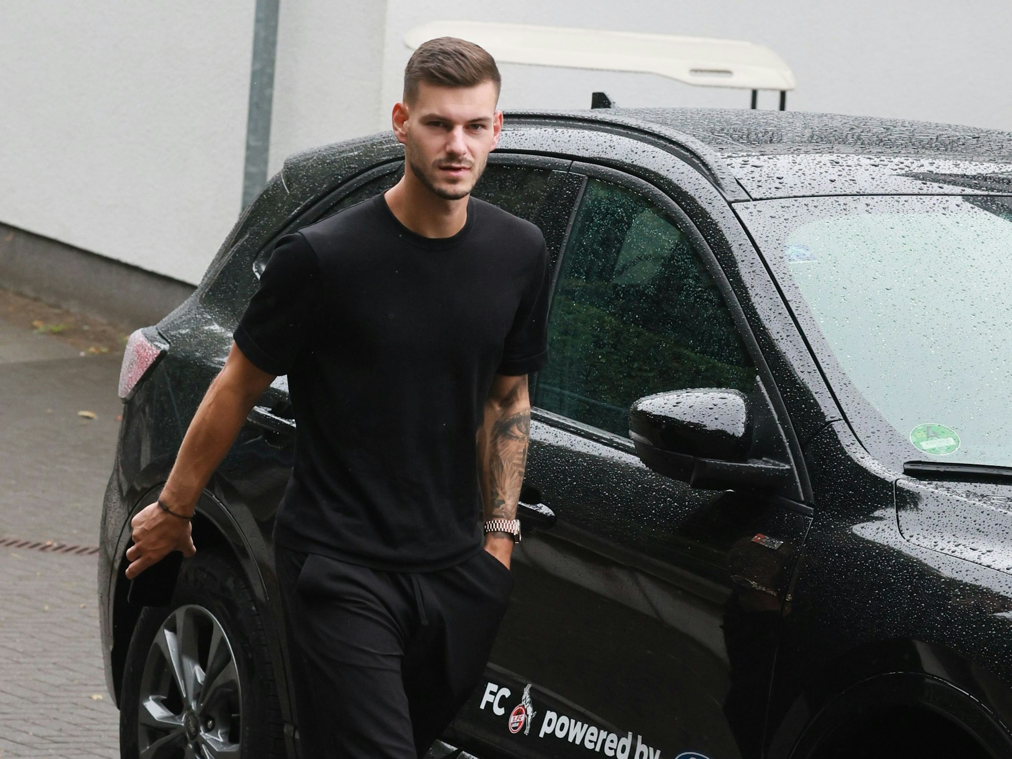 Tom Krauß an seinem ersten Arbeitstag beim FC.