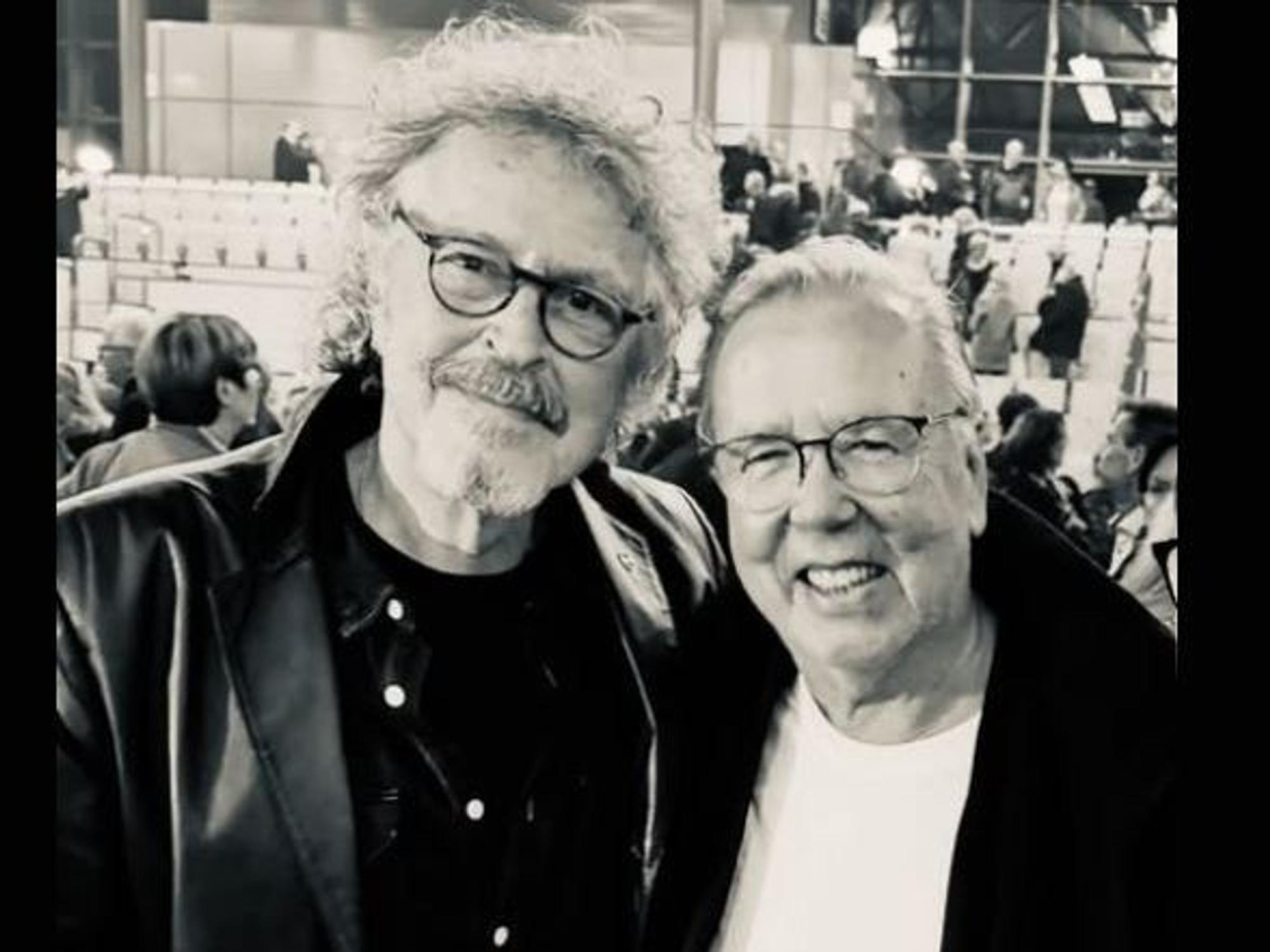 Wolfgang Niedecken (74) mit Radio- und Fernsehmoderator Frank Laufenberg (†80)