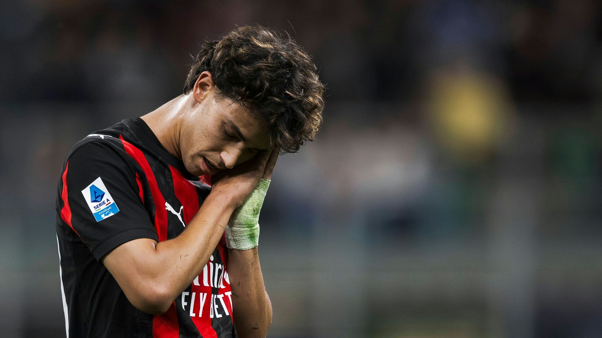 Joao Félix bei einem Milan-Spiel.