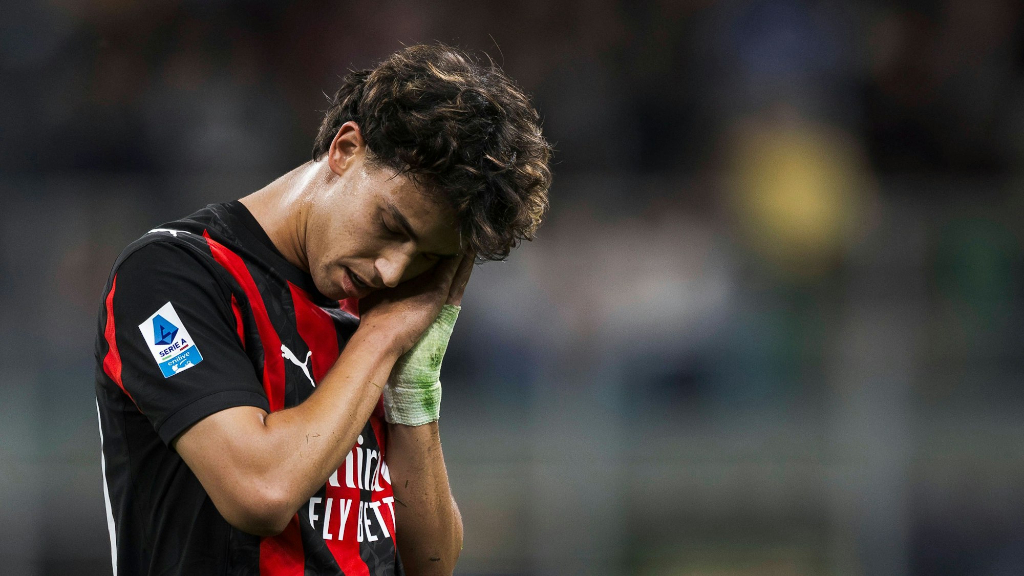 Joao Félix bei einem Milan-Spiel.