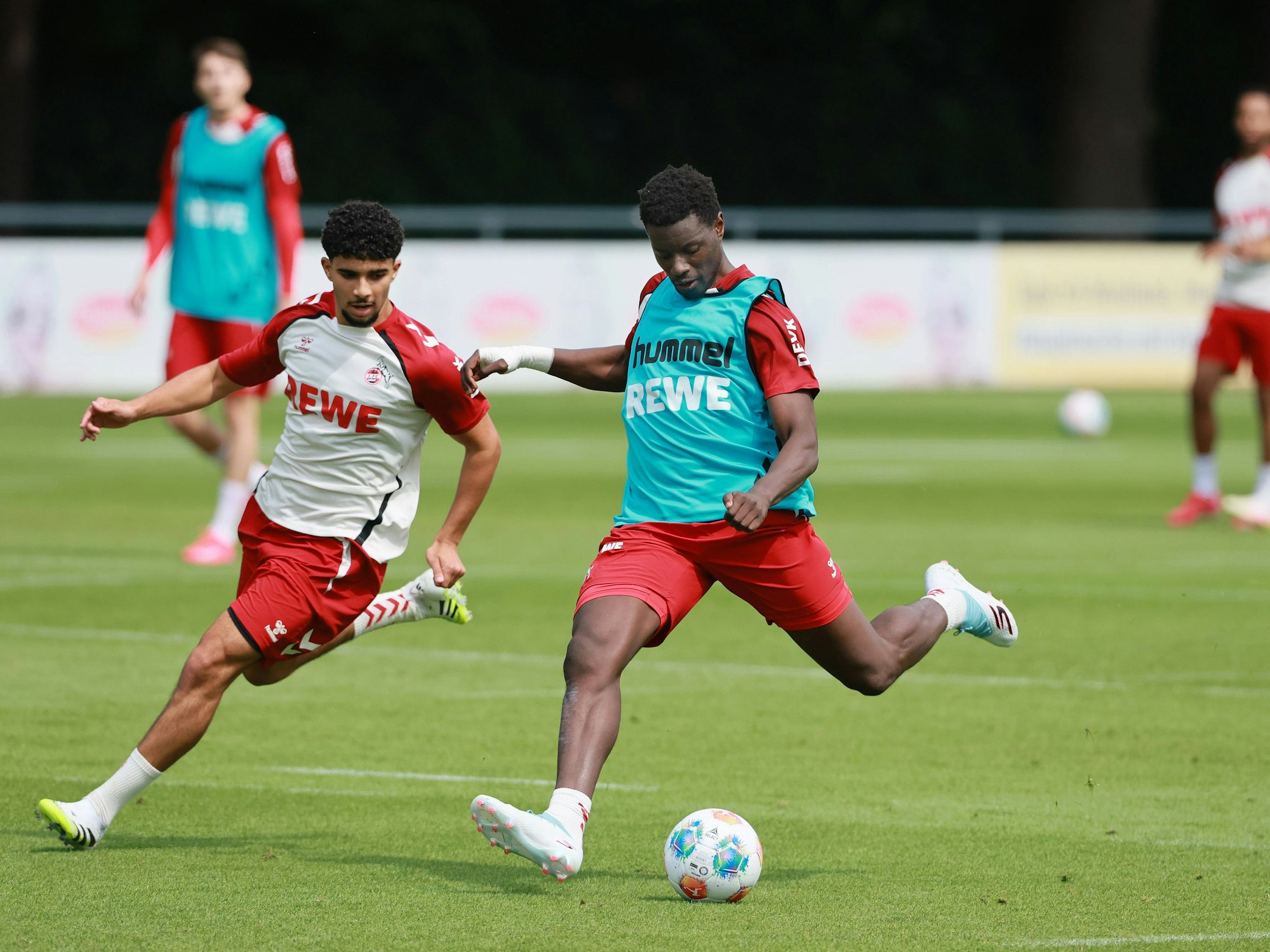 Ragnar Ache beim Trainingsauftakt des 1. FC Köln.