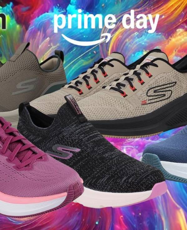 Auf dem Bild sind unterschiedliche Varianten des Skechers Sneakers Go Run Elevate 2.0 zu sehen
