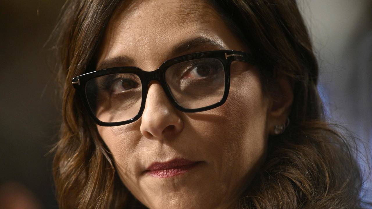 Linda Yaccarino, hier im Januar 2024. Sie war gut zwei Jahre lang Chefin von X.