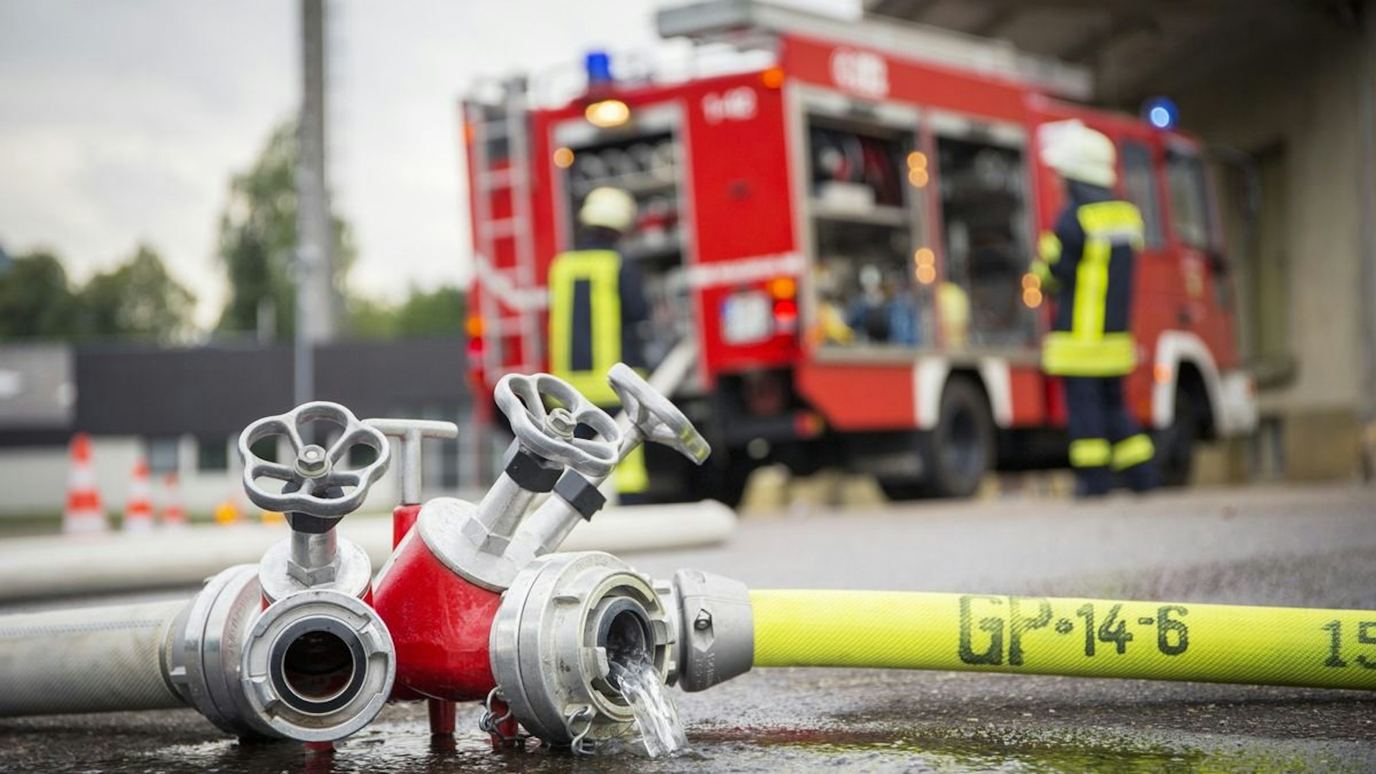 Symbolbild der Feuerwehr im Einsatz.