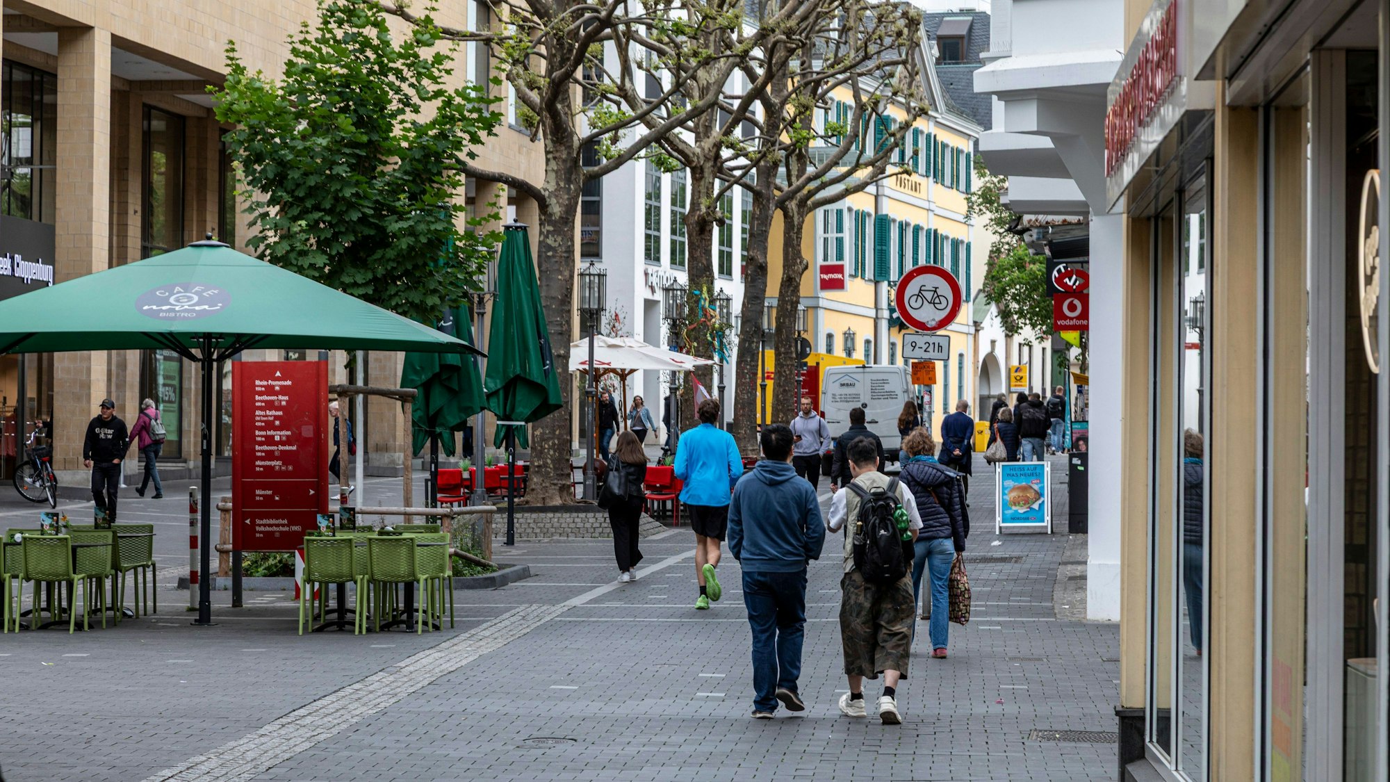 Das Gebäude in der Poststraße in Bonn, in dem Haribo einen neuen Shop eröffnen wird.