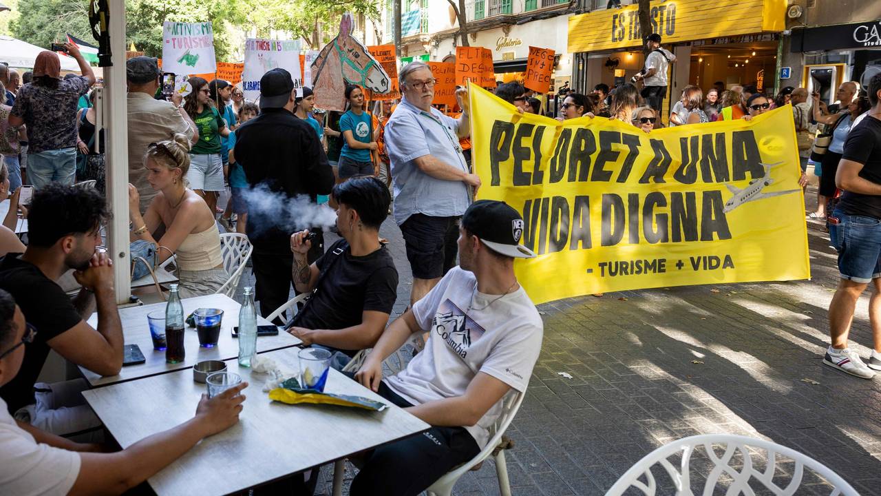 Proteste gegen Tourismus auf Mallorca.