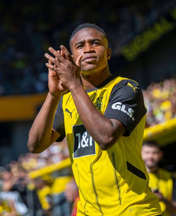 Youssoufa Moukoko bei seinem vorerst letzten Spiel für Borussia Dortmund.