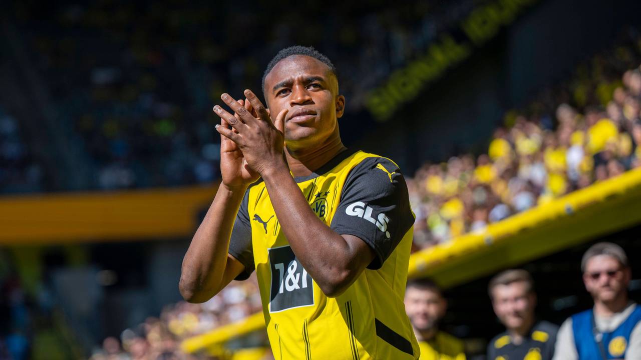Youssoufa Moukoko bei seinem vorerst letzten Spiel für Borussia Dortmund.